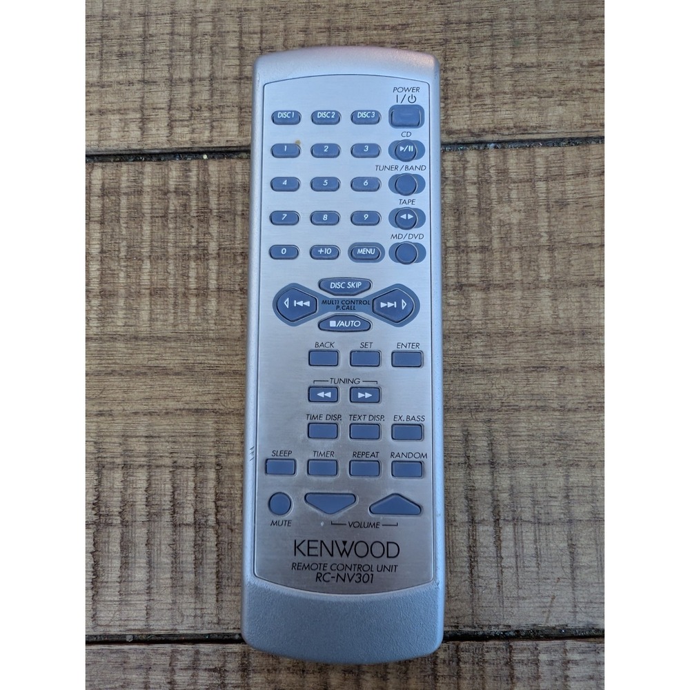 Kenwood RC-NV301 Remote Control Unit for NV-301 Compact Hi-Fi System - EUC